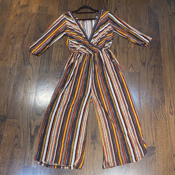 Colorful Stripped Jumpsuit - L/XL - Picture 1 of 5